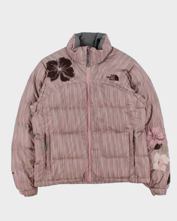 Vintage Y2K 00s The North Face Nupste Special Edition 700 Goose Down Embroidered Women's Puffer Jacket - L