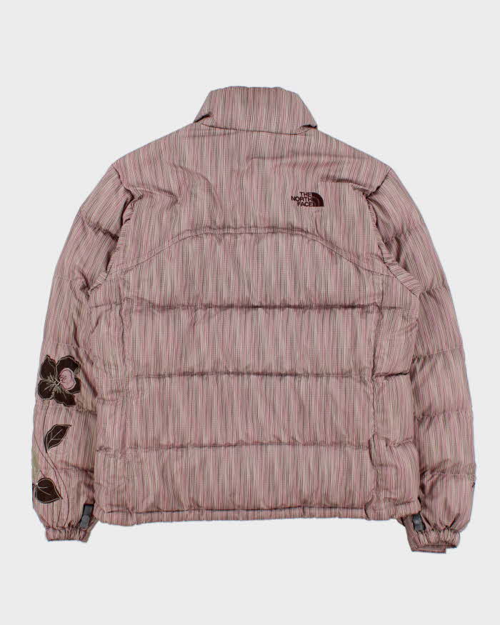 Vintage Y2K 00s The North Face Nupste Special Edition 700 Goose Down Embroidered Women's Puffer Jacket - L
