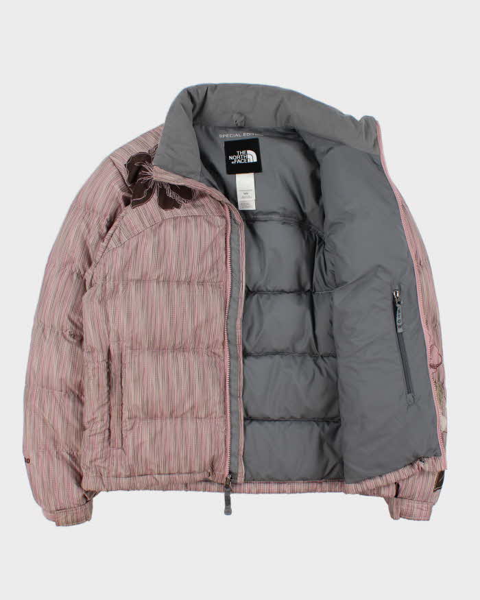 Vintage Y2K 00s The North Face Nupste Special Edition 700 Goose Down Embroidered Women's Puffer Jacket - L