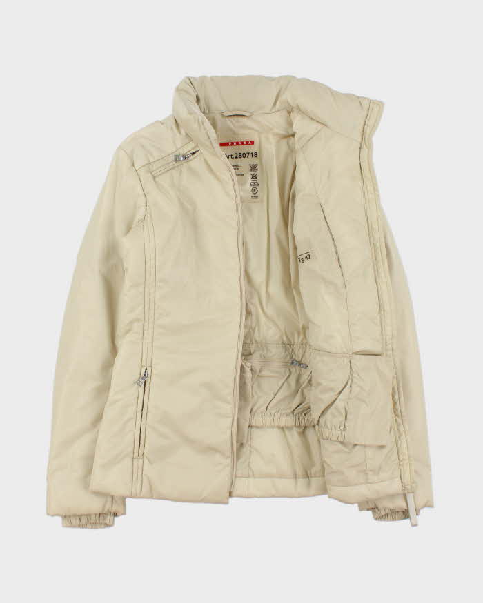 Vintage AW2003 Prada Sport Women's Soft Shell Padded Jacket - M