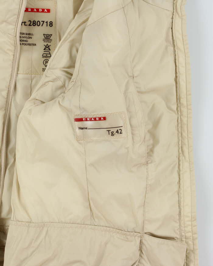 Vintage AW2003 Prada Sport Women's Soft Shell Padded Jacket - M