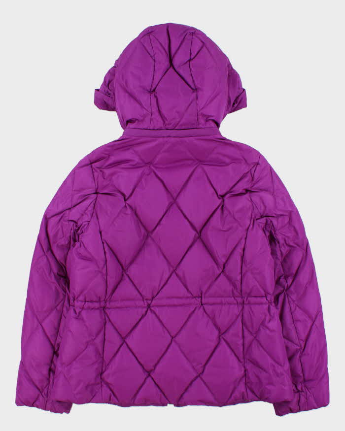 Vintage Coach Down Fill Diamond Quilted Women's Puffer Jacket - M
