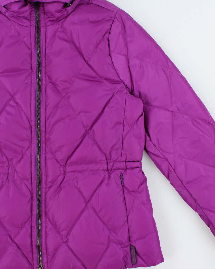 Vintage Coach Down Fill Diamond Quilted Women's Puffer Jacket - M