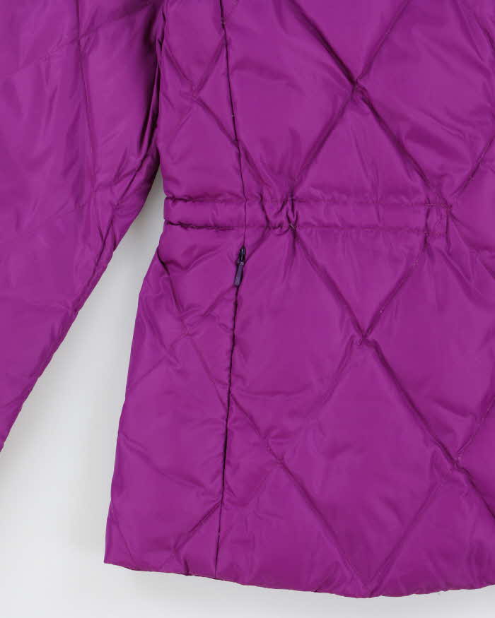 Vintage Coach Down Fill Diamond Quilted Women's Puffer Jacket - M