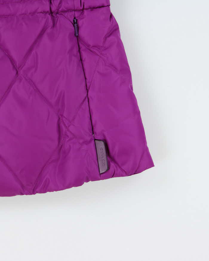 Vintage Coach Down Fill Diamond Quilted Women's Puffer Jacket - M