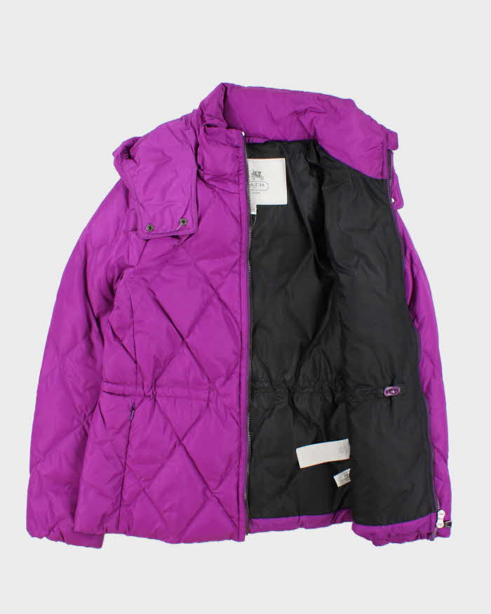 Vintage Coach Down Fill Diamond Quilted Women's Puffer Jacket - M