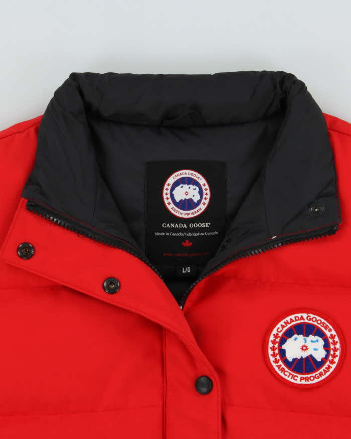 Vintage Canada Goose Down Fill Women's Puffer Gilet - L