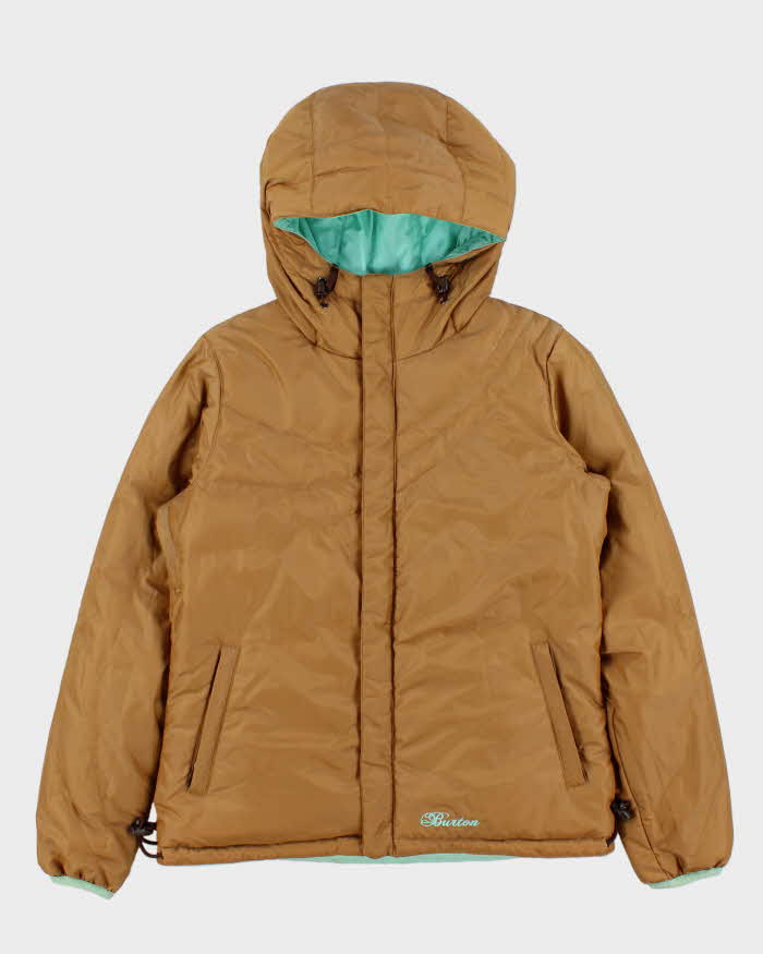 Vintage Y2K 00s Burton Goose Down Reversible Women's Puffer Jacket - XS