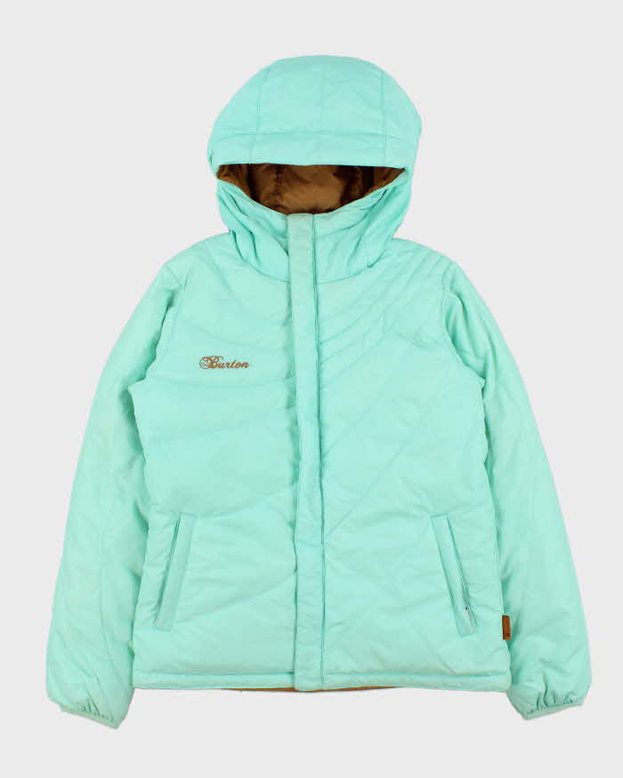 Vintage Y2K 00s Burton Goose Down Reversible Women's Puffer Jacket - XS