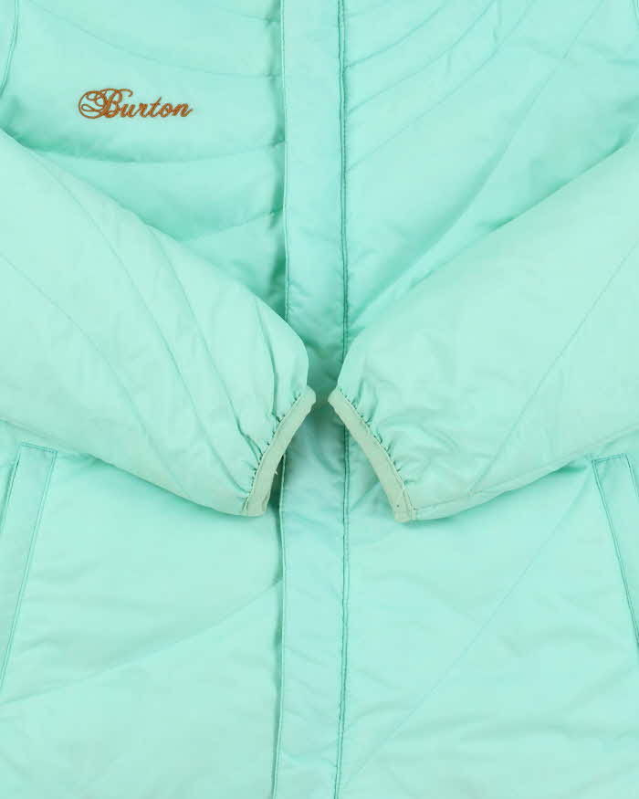 Vintage Y2K 00s Burton Goose Down Reversible Women's Puffer Jacket - XS