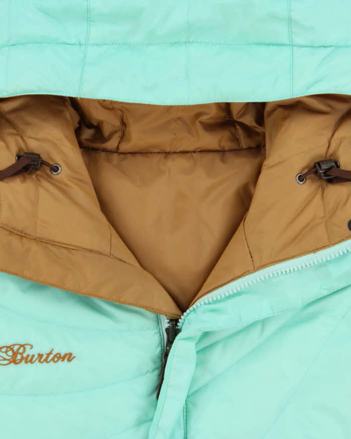Vintage Y2K 00s Burton Goose Down Reversible Women's Puffer Jacket - XS