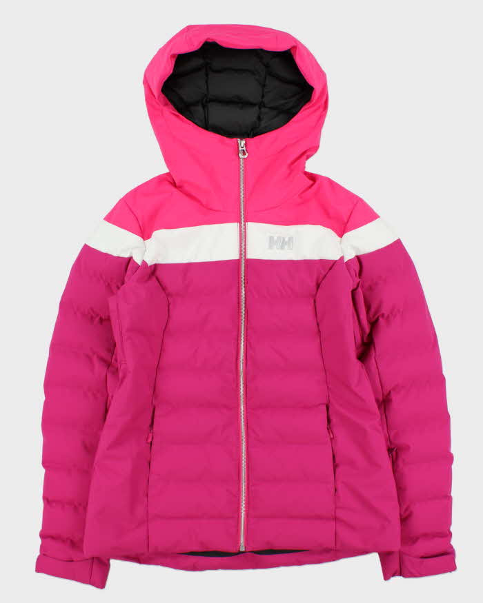 Vintage Helly Hansen Recco Prima Loft Women's Hooded Ski Jacket - S