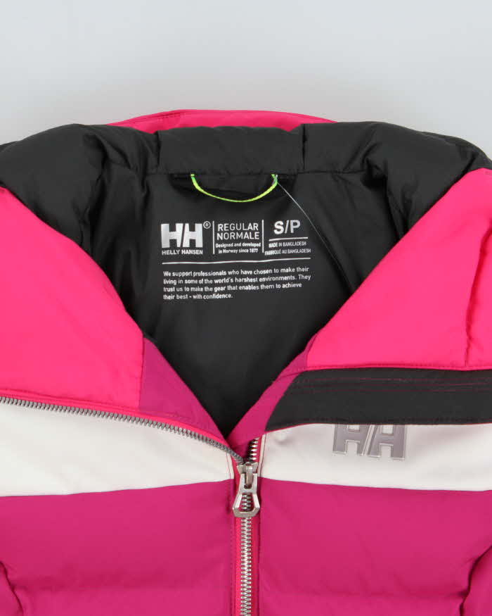 Vintage Helly Hansen Recco Prima Loft Women's Hooded Ski Jacket - S
