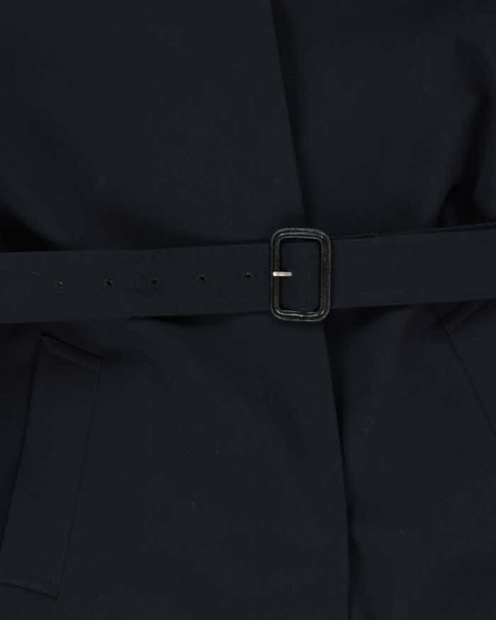 Vintage 1990s Aquascutum Pure Wool Women's Oversized Belted Overcoat - M