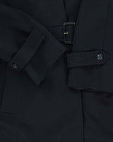 Vintage 1990s Aquascutum Pure Wool Women's Oversized Belted Overcoat - M
