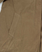 Vintage 1990s Aquascutum Khaki Soft Shell Canvas Women's Oversized Overcoat - XL
