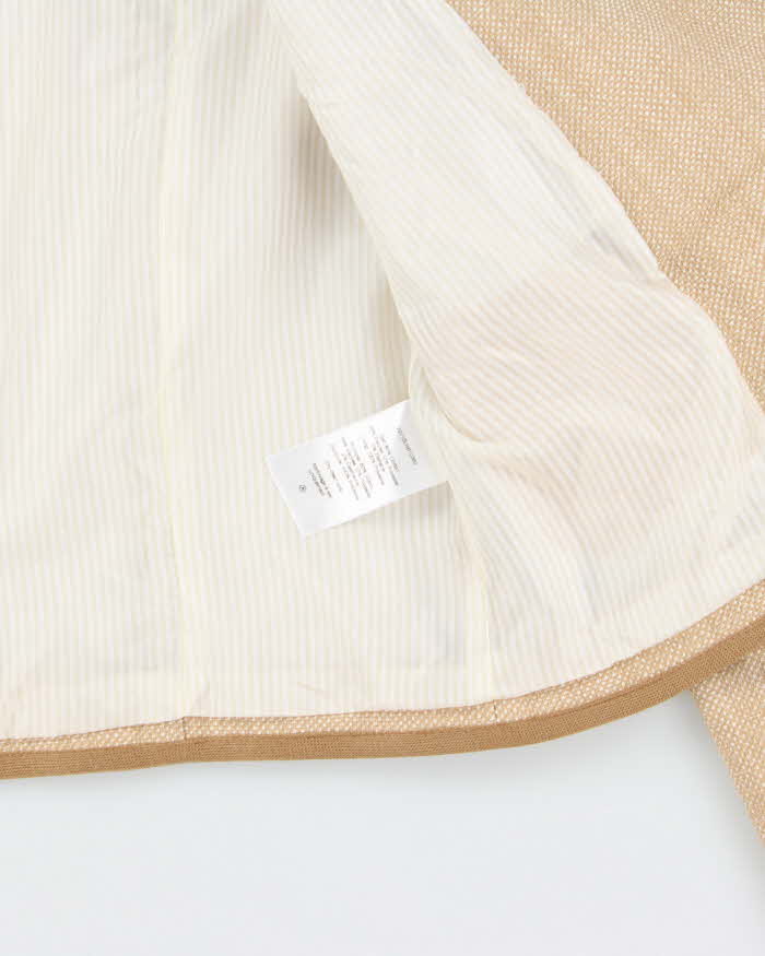 Vintage Veronica Beard Made In USA Women's 'Charisse' Hessian Cropped Blazer - M
