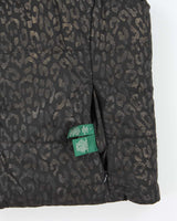 Vintage Y2K 00s Lauren Ralph Lauren Women's Animal Print Reversible Puffer Gilet - L