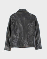 Vintage 1950s 'Bad Leather' Made In Mexico Horsehide Women's Quilt Lined Jacket - S