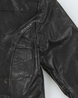 Vintage 1950s 'Bad Leather' Made In Mexico Horsehide Women's Quilt Lined Jacket - S