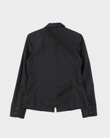 Vintage Y2K 00s Kenzo Women's Embroidered Peak Lapelled Single Breasted Blazer - S
