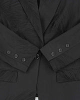 Vintage Y2K 00s Kenzo Women's Embroidered Peak Lapelled Single Breasted Blazer - S