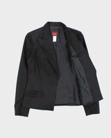 Vintage Y2K 00s Kenzo Women's Embroidered Peak Lapelled Single Breasted Blazer - S