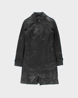 Vintage Danier Thermolite Lined Long Leather Jacket - XS