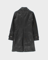 Vintage Danier Thermolite Lined Long Leather Jacket - XS