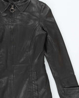 Vintage Danier Thermolite Lined Long Leather Jacket - XS