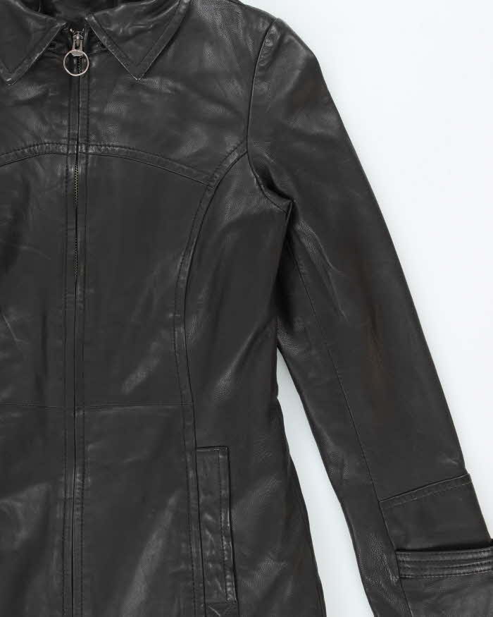 Vintage Danier Thermolite Lined Long Leather Jacket - XS