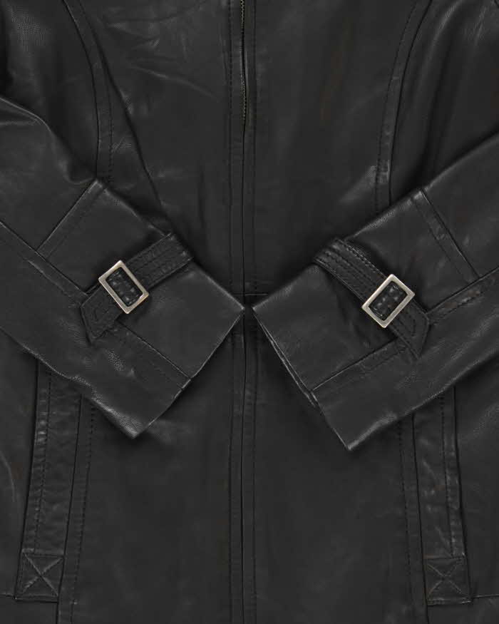Vintage Danier Thermolite Lined Long Leather Jacket - XS