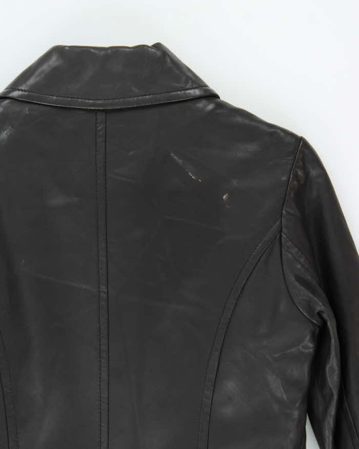 Vintage Danier Thermolite Lined Long Leather Jacket - XS