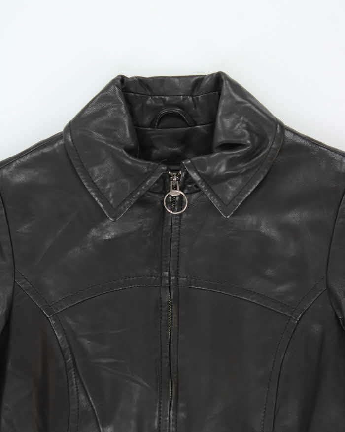 Vintage Danier Thermolite Lined Long Leather Jacket - XS