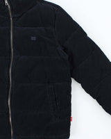 Levi's Corduroy Navy Puffer Jacket - M