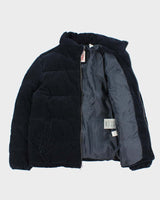 Levi's Corduroy Navy Puffer Jacket - M