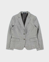 Vintage Aquascutum Wool &amp; Silk Blend Blazer Jacket - S