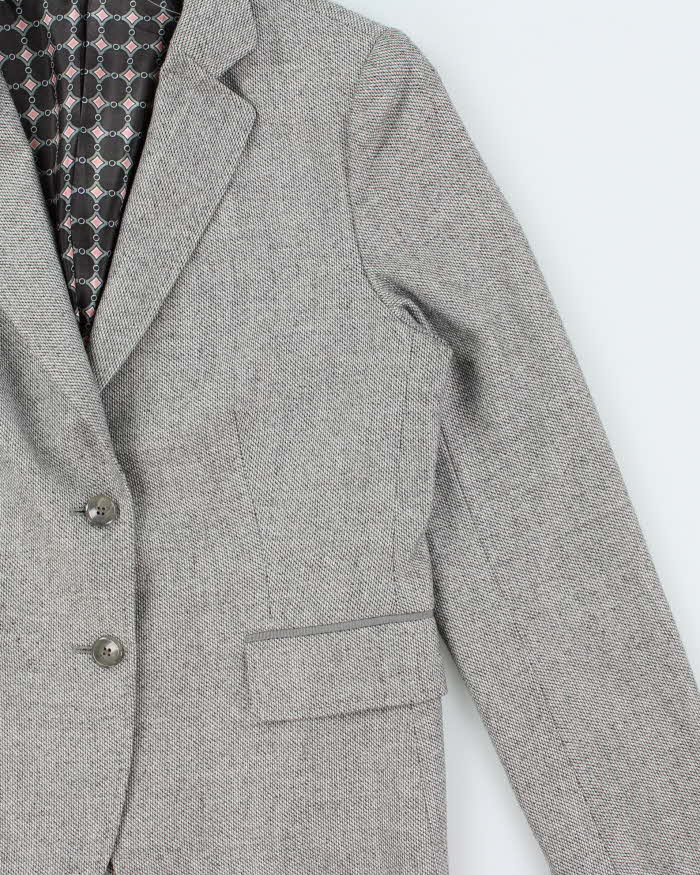 Vintage Aquascutum Wool &amp; Silk Blend Blazer Jacket - S