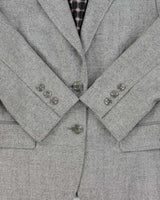 Vintage Aquascutum Wool &amp; Silk Blend Blazer Jacket - S