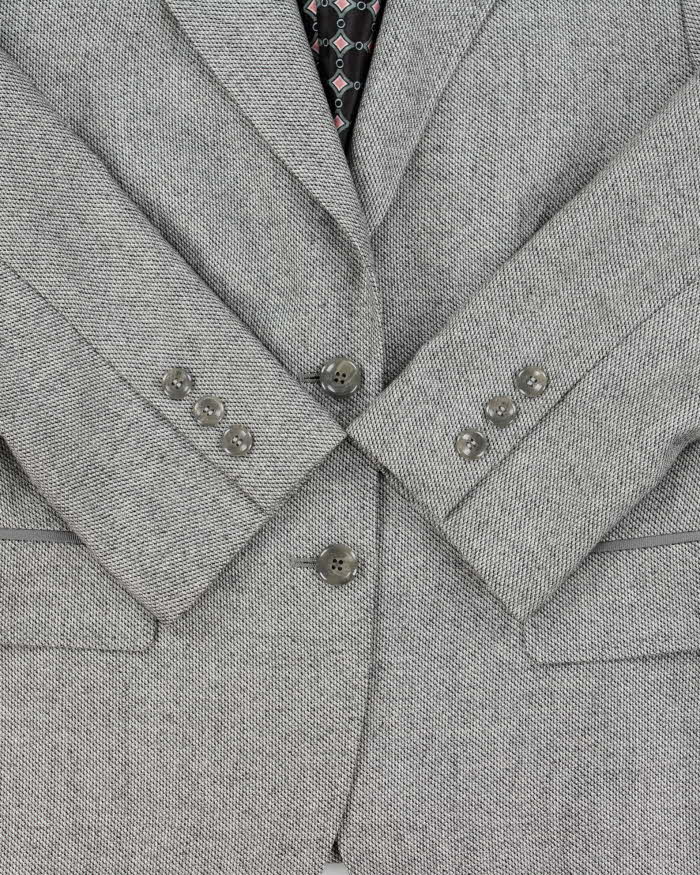 Vintage Aquascutum Wool &amp; Silk Blend Blazer Jacket - S