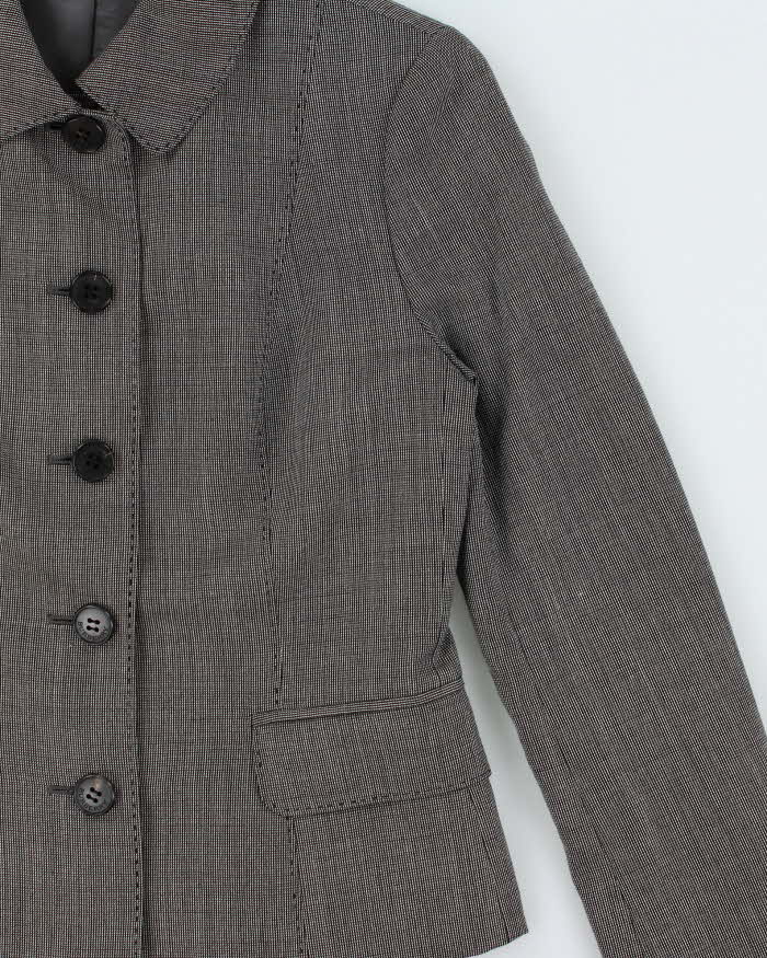 Vintage Burberry Japan Wool &amp; Silk Blend Button Down Blazer Jacket - XS