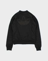 Vintage Y2K 00s Adidas Originals Women's Two-Tone Embroidered Trefoil Track Jacket - XS