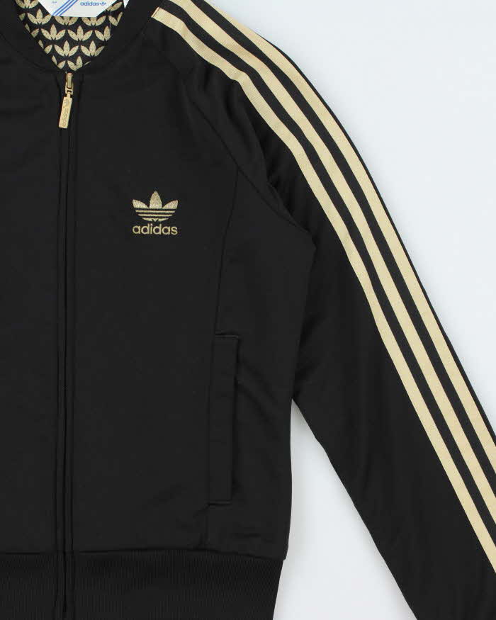 Vintage Y2K 00s Adidas Originals Women's Two-Tone Embroidered Trefoil Track Jacket - XS