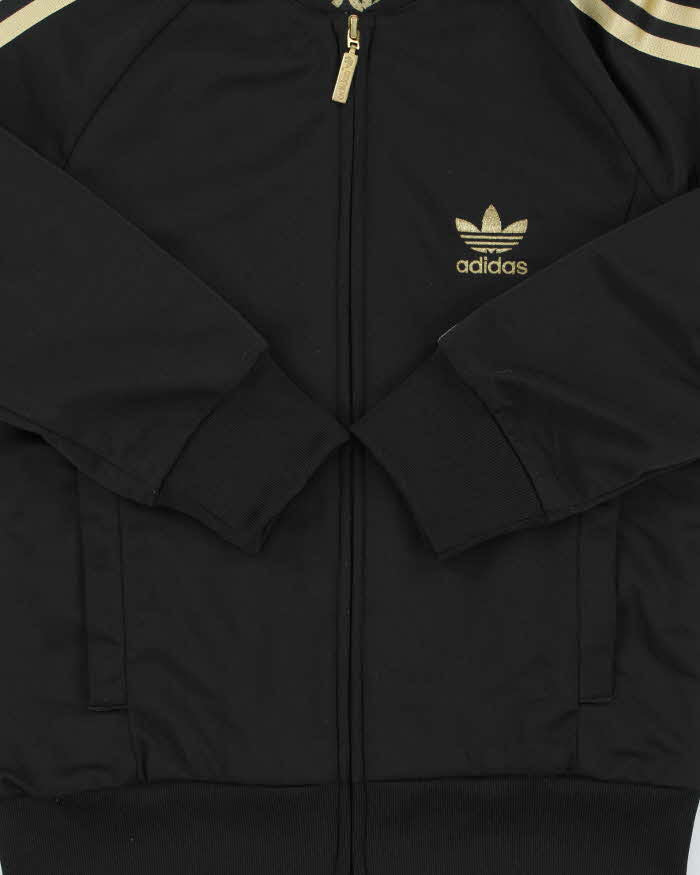 Vintage Y2K 00s Adidas Originals Women's Two-Tone Embroidered Trefoil Track Jacket - XS