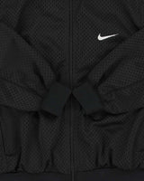 Vintage 1990s Nike Women's Embroidered Mesh Cropped Track Jacket - M