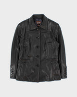Vintage Danier Iridescent Lined Leather Jacket - L