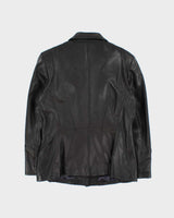 Vintage Danier Iridescent Lined Leather Jacket - L
