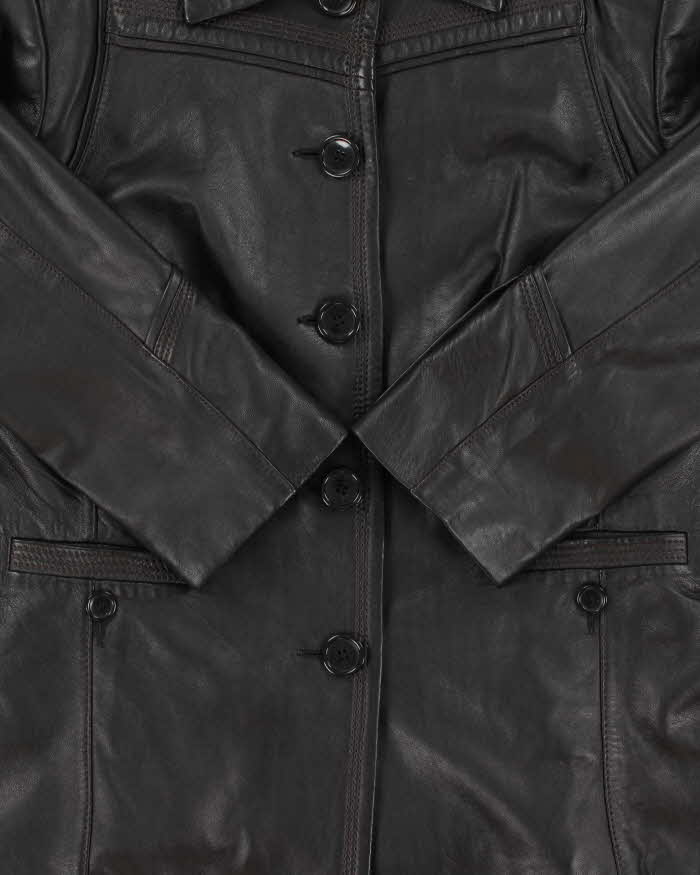 Vintage Danier Iridescent Lined Leather Jacket - L