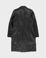 Vintage Y2k 2000s Liz Claiborne Long Leather Jacket - M