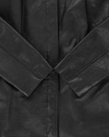 Vintage Y2k 2000s Liz Claiborne Long Leather Jacket - M